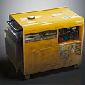 Yellow REGA DKN5500TE Diesel Generator With Portable Design And Control Panel