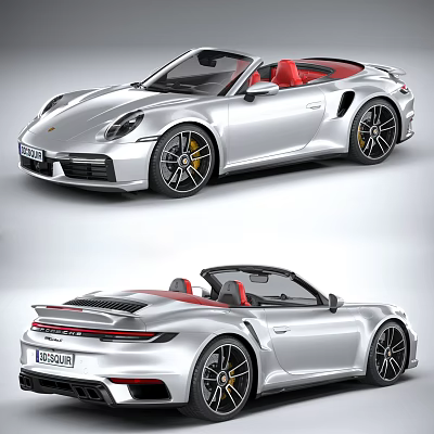 Hyundai sports car sports car 3d model