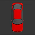Pink Sedan Car With Modern Design Shiny Exterior And Black Wheels