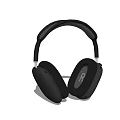Black Over Ear Wireless Headphones With Comfortable Soft Earpads And Modern Design