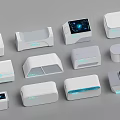 Modern Business Booth Display Stand Display Cabinet 3d model