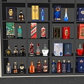 Liquor Bottle Moutai Liquor Gift Box High-grade Liquor Wuliangye 3d model