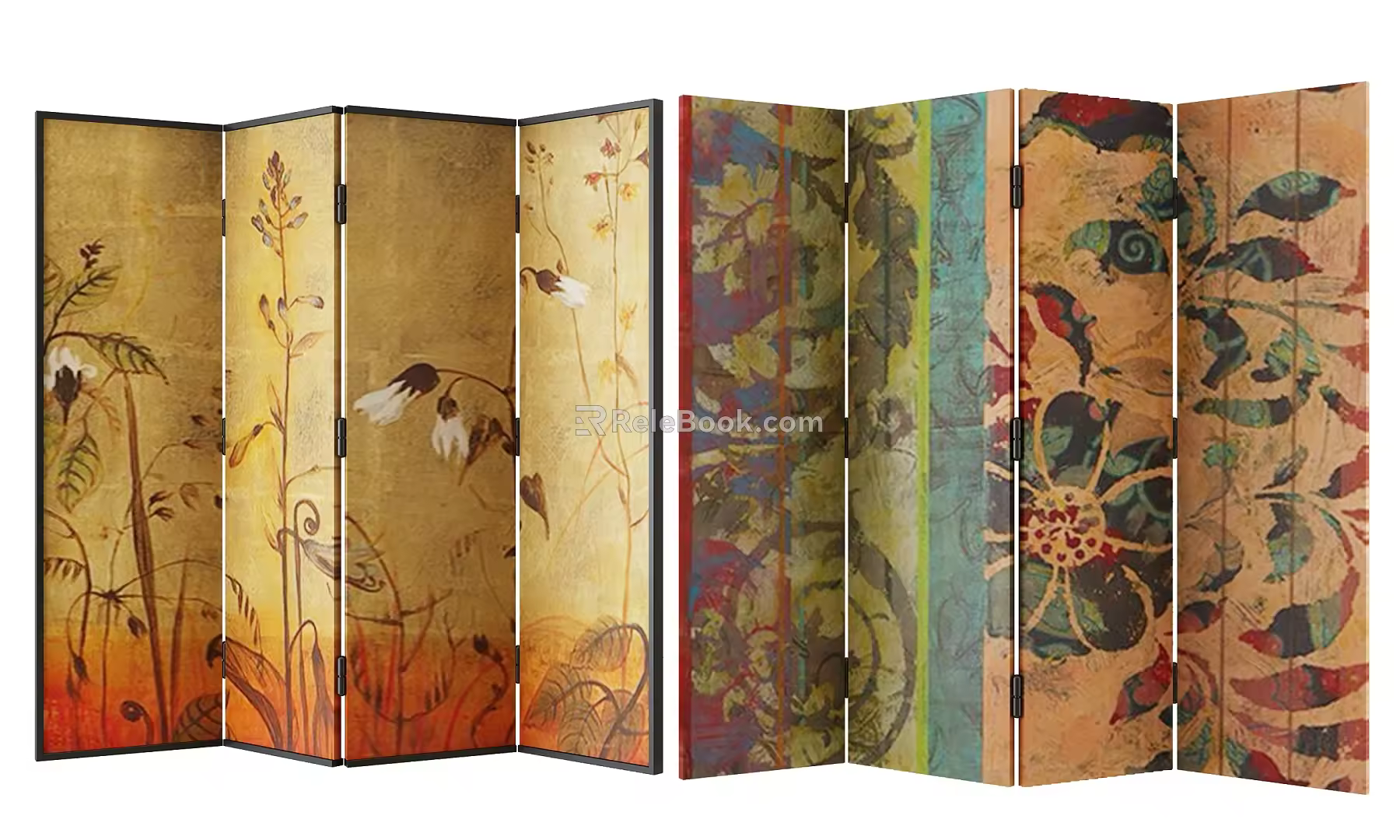 Middle Ancient Screen 3d model