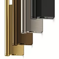 Modern Wall Sconces With Sleek Linear Design Brass And Stainless Steel For Interior Lighting