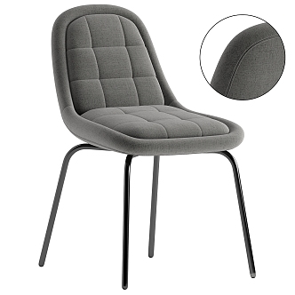 Single Chair Dining Chair Leisure Chair Fabric Single Chair 3d model