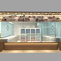 Modern Restaurant Interior Design With Open Layout Glass Partitions Display Cases And Counter
