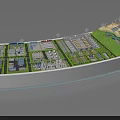 Modern Commercial Equipment Industrial Facility With Production Lines And Storage Systems