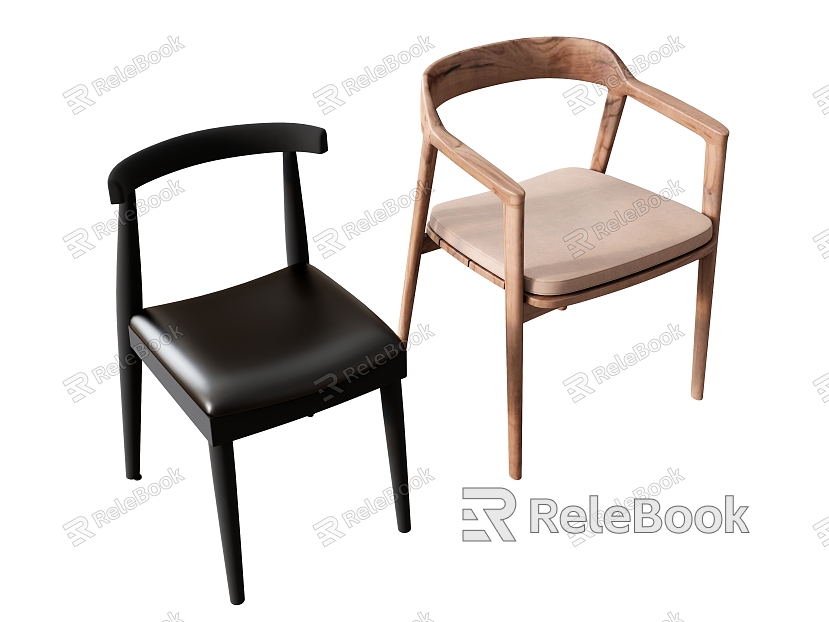 Dining Chair Armchair Backrest Chair Leisure Chair Coffee Chair model