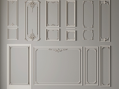 French plaster line combination model