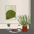 Modern ornaments combination 3d model
