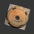 Ancient Clay Jar Sculpture With Intricate Carved Patterns And Decorative Base
