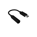 Black USB C to 3.5mm Audio Adapter Cable For Device Audio Connection 3d model