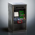 Commercial Equipment ATM Machine with Metal Casing Display Screen and Cash Dispenser