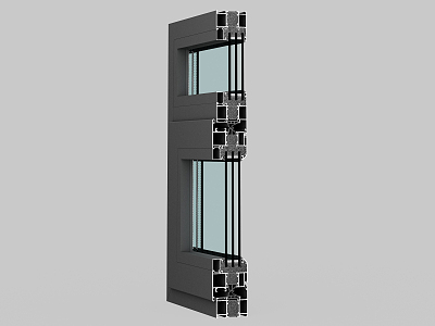 Modern window group corner model