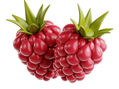 Modern Mulberry Fruit Cartoon Mulberry Cartoon Fruit 3d model