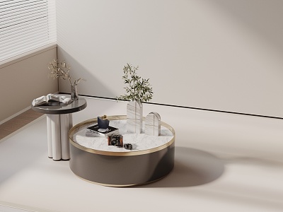 Modern coffee table model