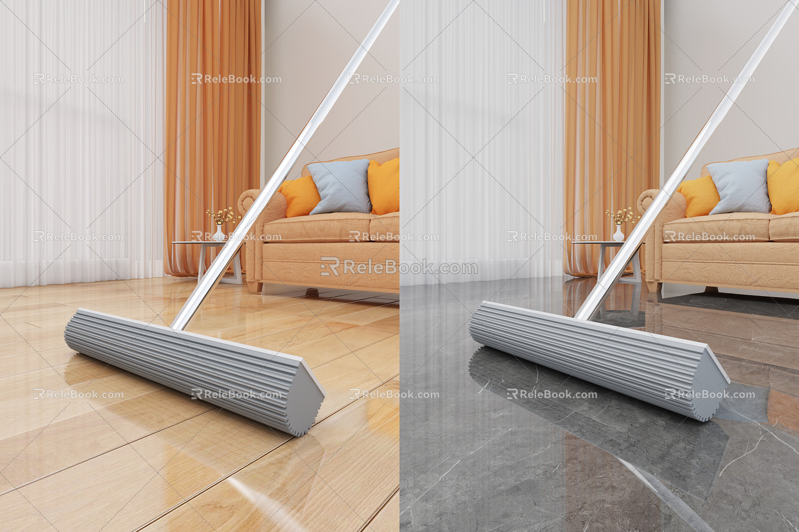 Modern Mop 3d model