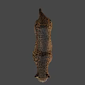 Realistic Leopard 3D Model With Detailed Fur Pattern And Walking Stance 3d model