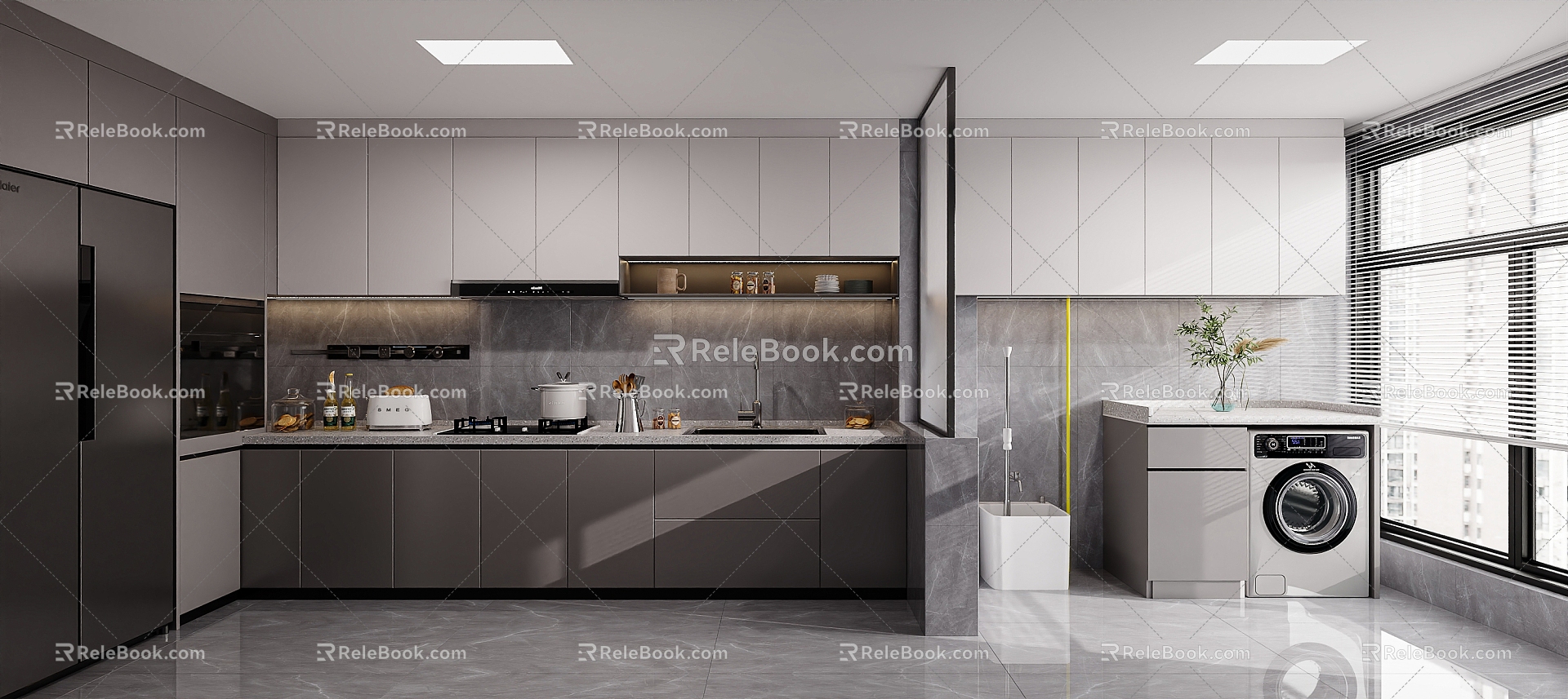 Modern Kitchen 3d model