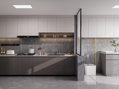 Modern Kitchen 3d model