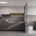 Modern Kitchen 3d model