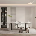 Modern study 3d model