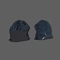 Black Thick Plastic Garbage Bags For Everyday Household Waste Disposal