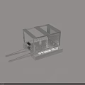 Industrial Equipment Featuring Metal Frame Base Structure And Mechanical Components