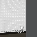 Modern Window Blinds With Soft Light And Stuffed Toy By Window