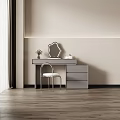 Quiet Dressing Table Simple Dressing Table Dressing Table E-commerce Products Makeup Table Bucket Cabinet 3d model