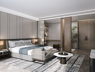 Modern Room Hotel Suite 3d model