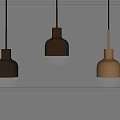 Modern Metallic Pendant Lights With Gold Copper Finish Spherical Design Hanging From Gray Ceiling