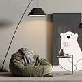 Modern Lazy Sofa Single Sofa 3d model