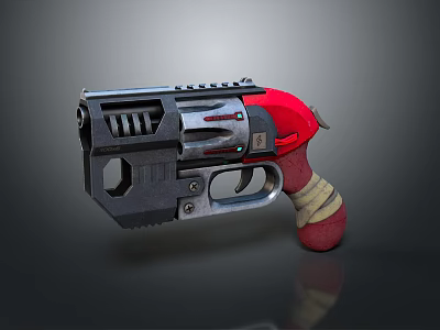 pistol semi-automatic pistol automatic pistol modern weapon hot weapon hot weapon gun military 3d model