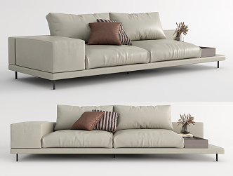 Modern double sofa 3d model