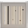 Modern Wall Lamps With Various Designs Including Metallic And Marble Finishes