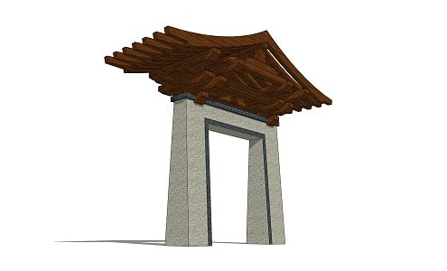 New Chinese Style Pavilion, Corridor Frame, Landscape Pavilion, Leisure Pavilion, Corridor, Special-shaped Frame, Rest Frame, Flower Frame, Gazebo Structure 3d model