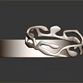Brass Hardware Tool Rings With Intricate Patterns And Polished Surface
