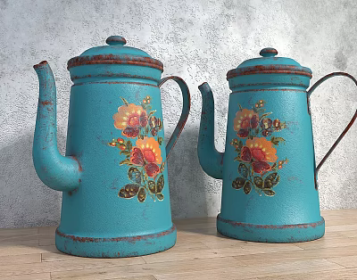 Modern Teapot Antique Teapot 3d model Modern Teapot Antique Teapot 3d model