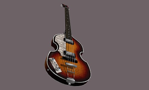 Modern Guitar 3d model