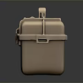 Toolbox tin box iron box plastic box box box container realistic 3d model
