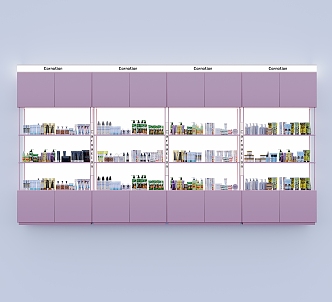 Cosmetic display cabinet 3d model