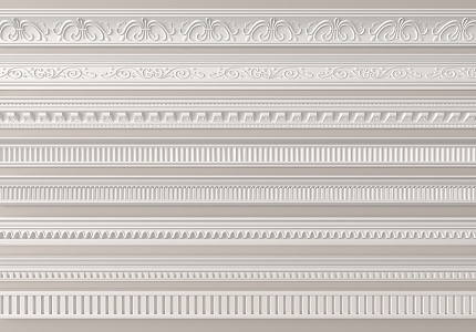 French Gypsum Line Gypsum Line Yin Angle Line French Top Line 3d model