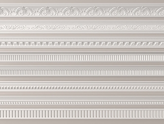 French Gypsum Line Gypsum Line Yin Angle Line French Top Line 3d model