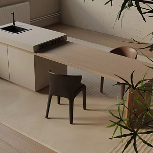 Modern table combination 3d model