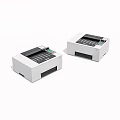 White Desktop Printers For Office Use With Modern Design And Functionality 3d model