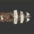 Ancient Ship Exploration Ship Great Sailing Age Ancient Warship 3d model