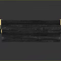Modern Multi Tier Shelving Unit With Metal Frame Wooden Shelves And Gold Accents