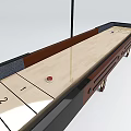 Professional Air Hockey Table With Wooden Frame Smooth Playing Surface Electronic Scoreboard And Sturdy Legs