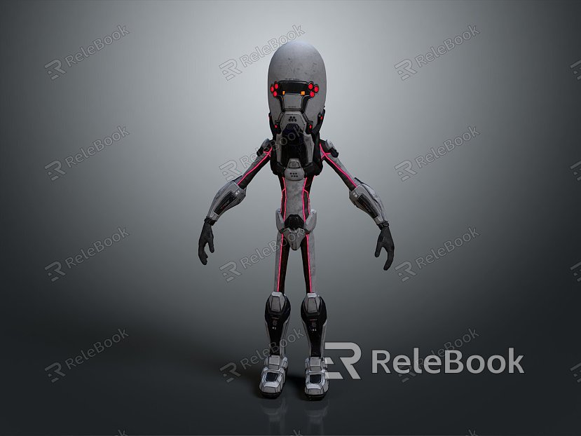 Robot Robot Assistant Small Robot Robot Butler Robot Butler Figure Game Figure model